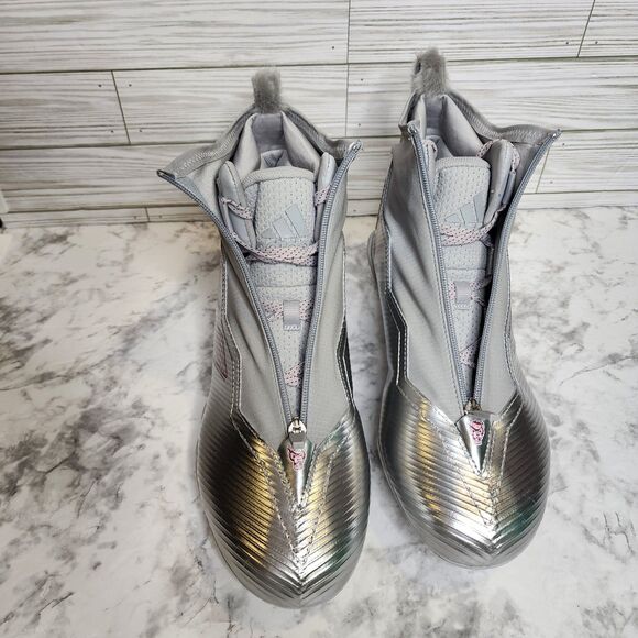 Adidas Nasty Fly NC State Wolfpack Player Issue Football Cleats Men's 13 HQ6405 - Picture 5 of 12